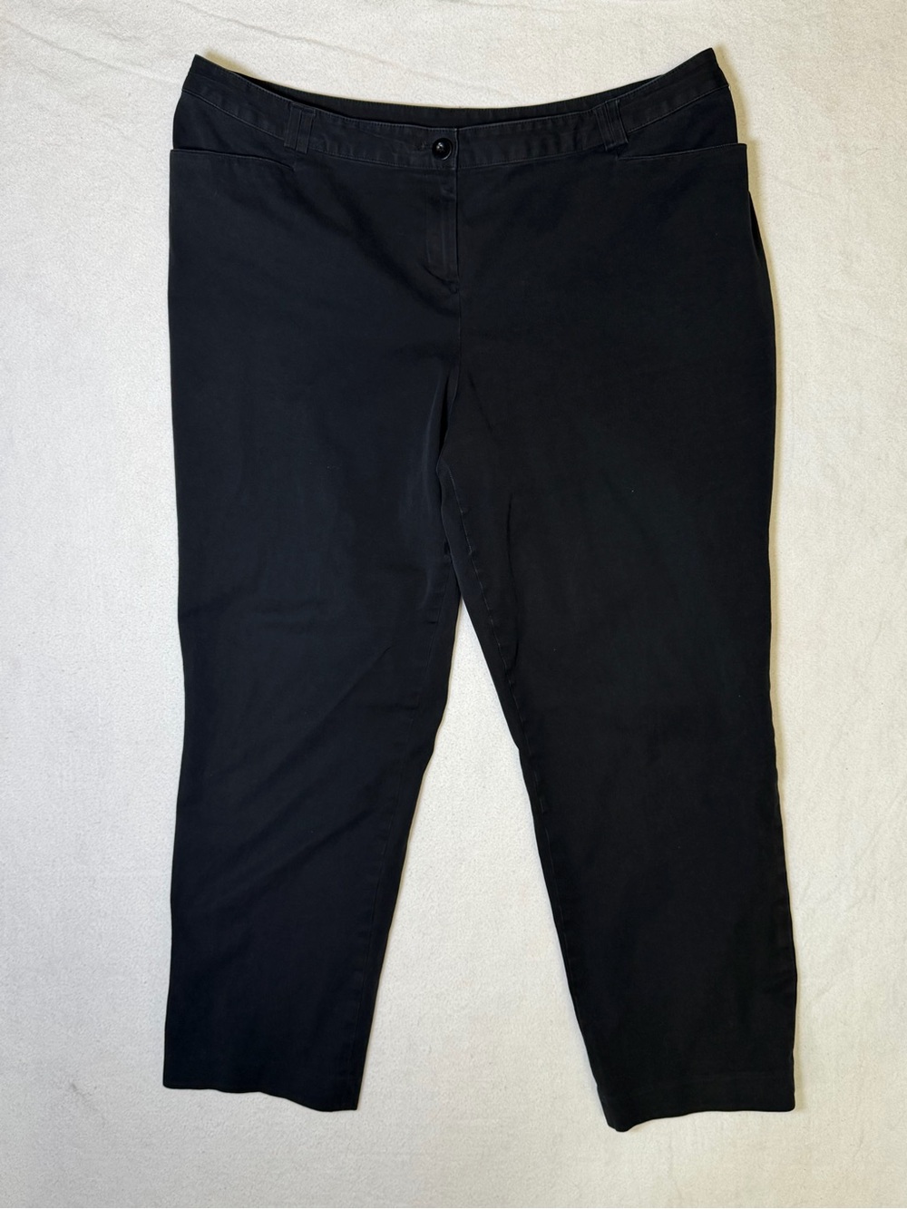 Lane Bryant Size 24 Black Ankle Pants